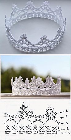 couronne princesse crochet